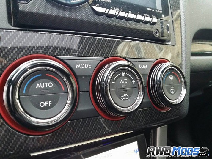 Subaru WRX STI Climate Control Knobs from SMY Performance